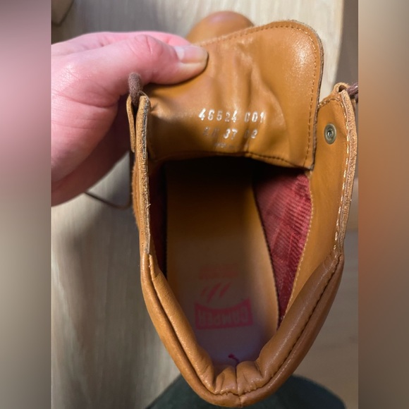 Camper cognac leather heeled hiking boots size 37 - Picture 5 of 6